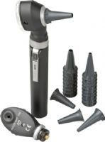Veridian Healthcare 12-31001 KaWe Piccolight C/E50 Black Set, Night, Set includes: Complete otoscope with lamp, ophthalmoscope head with lamp, tube of ten 2.5 mm and ten 4.0 mm disposable specula, canvas storage pouch and two-year warranty (excludes lamp and batteries), UPC 845717310017 (VERIDIAN1231001 1231001 12 31001 123-1001 1231-001 1231-001) 
