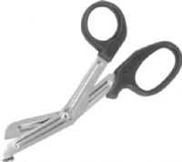 Veridian Healthcare 14-83201 Paramedic Shears/Utility Scissors, 5-1/2", Black, Comfortable contoured ABS plastic handle, serrated blade edge and blunt tip delivers high-performance cutting with complete control and accuracy, Durable surgical stainless steel blades withstand the rigors of repeated use under the most demanding conditions, Autoclavable up to 290ºF, UPC 845717002974 (VERIDIAN1483201 1483201 14 83201 148-3201 1483-201) 