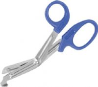 Veridian Healthcare 14-83203 Paramedic Shears/Utility Scissors, 5-1/2", Royal Blue, Comfortable contoured ABS plastic handle, serrated blade edge and blunt tip delivers high-performance cutting with complete control and accuracy, Durable surgical stainless steel blades withstand the rigors of repeated use under the most demanding conditions, Autoclavable up to 290ºF, UPC 845717002981 (VERIDIAN1483203 1483203 14 83203 148-3203 1483-203) 