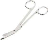 Veridian Healthcare 14-840 Lister 5-1/2" Bandage Scissors, Floor-grade instruments provide optimum balance and control, perfect for everyday applications, Strong surgical stainless steel construction provides high-precision cutting, fingertip control and secure grasping, Designed to meet the demanding needs of nurses, EMTs and medical students, UPC 845717002998 (VERIDIAN14840 14 840 14840 148-40) 