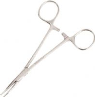 Veridian Healthcare 14-847 Halstead Mosquito Forceps, 5", Curved, Floor-grade instruments provide optimum balance and control, perfect for everyday applications, Strong surgical stainless steel construction provides high-precision cutting, fingertip control and secure grasping, Designed to meet the demanding needs of nurses, EMTs and medical students, UPC 845717003063 (VERIDIAN14846 14 846 14846 148-46) 