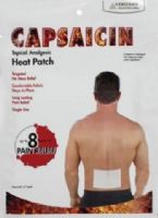 Veridian Healthcare 24-904 Capsaicin Topical Analgesic Heat Patch (20-Count Tray); Veridian Capsaicin Patch delivers up to 8 hours of targeted, penetrating pain relief; Temporarily relieves aches and pains caused by arthritis, backaches, sprains, bruises, and more; Odorless heat patch contains pure capsaicin derived from chili peppers; For external use only - just peel and apply to the achy area; UPC: 845717006552 (VERIDIAN24904 VERIDIAN 24-904) 