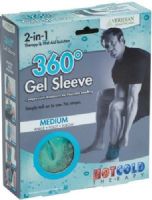 Veridian Healthcare 24-957 Reusable Gel Sleeve, Medium, 5" ID x 6" L, Revolutionary gel sleeve surrounds treatment area and delivers soothing comfort and compression, Helps relieve pain and swelling, Multiple uses: Freeze, refrigerate, hot water or microwave, Durable clinical grade polyurethane gel sleeve, UPC 845717249577 (VERIDIAN24957 24957 24 957 249-57) 