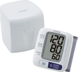 Veridian Healthcare CH-650 Citizen Wristwatch style Blood Pressure Monitor; 60 memory recall function; Body movement indicator; Irregular heartbeat indicator; Average of last 3 readings; Large LCD display; Large buttons for easy operation; One touch operation; Automatic Power off; With compact storage case; Weight 0.22 Lbs; UPC 845717386500 (veridianCH650 veridian CH-650)