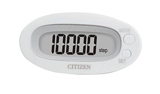 Veridian Healthcare TW-310W Citizen Digital Pocket Pedometer - White; Easy to set up and use; One-day memory recall helps keep track of fitness goals; 3-D sensor technology ensures accuracy; UPC 047239950355 (VERIDIANTW310W VERIDIAN TW-310W)