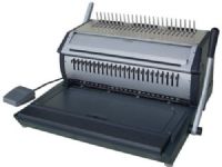 Tamerica VERSABIND-E Electric Punch and Manual Binding Machine with Interchangeable “EZ Slide” Dies System, 20 Sheets/Punch Capacity, 14” (35.6cm) Punching & Binding Length, Plastic Binding Combs 3:1 Wire, 2:1 Wire and 4:1 Coil, Two handle machine, Punch and bind simultaneously, Solid and durable metalic structure (VERSABINDE VERSABIND) 