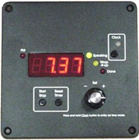 AVF Audio Visual Furniture International FM3 Count Down Timer and Clock, Black, Built in time of day clock displays hours, minutes and/or seconds, Large bright LED display, Start / Stop, Reset, and Clock buttons, 0 to 99.59 minute count down timer, Green and yellow warning indicators have preprogrammed settings to match Toastmasters requirements (VFIFM3 VFI-FM3 FM-3 VFI)