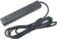 AVF Audio Visual Furniture International PB Power Bar, 6 Outlets, 10 feet power cord, 15 amp circuit breaker, 345 joule rating, On/Off switch, Keyhole slots for mounting, Dimensions (WxDxH) 2 x 10.25 x 1.25 Inches (VFIPB VFI-PB VFI) 