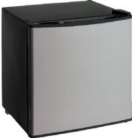Avanti VFR14PS-IS Dual Function Refrigerator, 1.4 Cu. Ft. Capacity, Recessed Handle, Flush Back Design, Euro-Style Rounded Door, Manual Defrost System, Convertible To Freezer, Euro-Sytle Rounded Door, Full Range Temperature Control, UPC 079841500147, Black Cabinet with Platinum Finish Door  (VFR14PSIS VFR14PS-IS VFR14PS IS) 