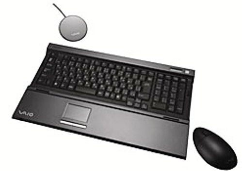 Sony VGP-WKB1 VAIO Wireless Keyboard Kit, Includes wireless keyboard, wireless mouse and USB receiver for plug and play usage, Compatible with VAIO notebooks and desktops that come with pre-loaded Microsoft Windows XP operating system excluding PCV-LX series desktop  (VGPWKB1  VGP-WKB  VGPWKB  VGP WKB1) 