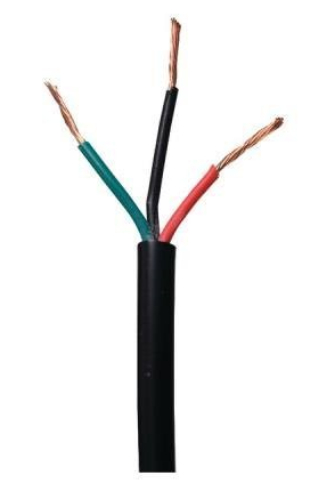 RCA VH127R 50 foot 3 conductor rotor wire; Has 3 conductors; 50 feet of flat cable; For installing outdoor VHF, UHF and FM antennas; UPC 044476060786 (VH127R VH-127R)