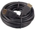 RCA VH12HHR 12 foot HDMI Cable; One connection; Connects HDMI type components; Reliable and precise connection; Superior digital video and audio; Supports high definition video formats 720p, 1080i, and even 1080p; Audio formats supported are standard stereo to multi channel surround sound; UPC 044476049064 (VH12HHR VH-12HHR) 