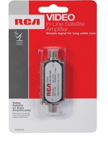 RCA VH903R In-line Satellite Amp, This amplifier can bring you the functionality you want in your audio equipment, The cable TV signal amplifier will comp, UPC 044476066412 (VH903R VH903R)