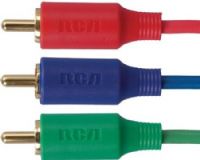 RCA VHC61 Component 6 foot Video Cable, 100 percent shield to help minimize interference, Y, P & Pb connections, Reliable and precise connection, Connects high performance video components, Corrosion resistant gold plated connectors, Transfer an accurate and quality video signal (VHC-61 VHC 61 VH-C61 VHC61N) 