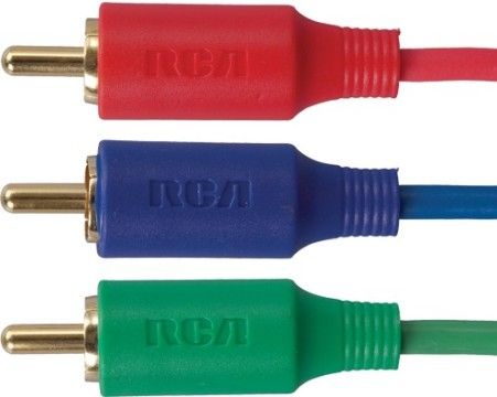 RCA VHC61 Component 6 foot Video Cable, 100 percent shield to help minimize interference, Y, P & Pb connections, Reliable and precise connection, Connects high performance video components, Corrosion resistant gold plated connectors, Transfer an accurate and quality video signal (VHC-61 VHC 61 VH-C61 VHC61N)