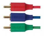 RCA VHC61R 6 Foot Component Video Cable; 100 percent shield to help minimize interference; Y, P & Pb connections; Reliable and precise connection; Connects high performance video components; Corrosion resistant gold plated connectors; Transfer an accurate and quality video signal; UPC 079000317234 (VHC61R VH-C61R) 