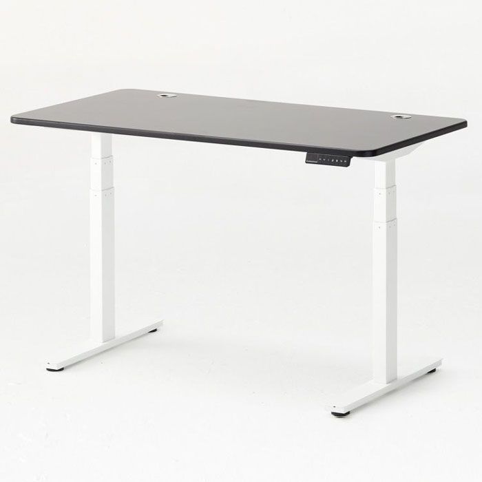 Vifah A1-A293 Autonomous Premium Height-Adjustable Standing Desk, Dual Motor, White Frame Black Matte Top; Working at Autonomous Smart Sit-to-stand Desk allows you to bring renewed zeal; Energy and life to your task by activating more of your body and mind in an upright posture; A workplace that embodies energy and dynamism with the ElectricDual Motor Standing Desk; UPC: 8935083293242 (VIFAHA1A293 VIFAH A1-A293 A1A293 AUTONOMOUS OFFICE BASE TABLE)