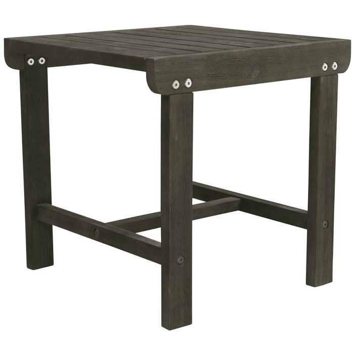 Vifah V1843 Renaissance Collection, 18 Inches Outdoor Patio Side Table 