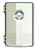 Viking Electronics K-600F Night Bell Over Paging Adapter, Powered by ring signal, Provides tone over existing paging amplifiers, Terminals for automatic switching between paging audio and warble tone, Auxiliary relay contacts provided, Connects directly to ringing analog PABX/KSU stations with RJ11 or terminals, Floating 600 ohm audio output, LED indication of unit activation, Ring Voltage 40VAC / 20Hz minimum, Ringer Equivalence 1.0A REN, Shipping Weight 0.5lbs, Dimensions 4.5” x 3.0” x 1.5” (V 