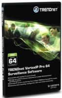 TRENDnet VIP-P64 VortexIP Pro 64 Surveillance Software, 64 cameras License Qty, Windows Platform, Intel Xeon, Windows XP Professional/ 2003, 3 TB and 4 GB RAM System Requirements, For use with TV-IP100-N, TV-IP100W-N, TV-IP110, TV-IP110W, TV-IP201, TV-IP201P, TV-IP201W, TV-IP212, TV-IP212W, TV-IP301, TV-IP301W, TV-IP312, TV-IP312W, TV-IP410, TV-IP410W, TV-IP422, TV-IP422W (VIPP64 VIP P64) 