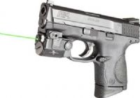 Viridian C5L Subcompact Weapon Mountable Green Laser with Tactical Flashlight; Beam Intensity/Wavelength: 5mW peak, 532nm, Class IIIa, Continuous Wave; Laser Beam Divergence/Spot Size/Range: 1.2 mrad, approx. 0.5" diameter at 50 feet, Range up to 100 yards daylight, 2 miles at night; UPC 804879192046 (VIRIDIANC5L VIRIDIAN-C5L) 