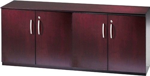 Mayline VLCW-MHG Low Wall Cabinet With Wood Doors - 72