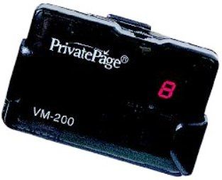 Command Communications VM-200 Vibrating Pager w/Magnetic Turn-Off For use with PS2000 Base Unit, Receive messages up to two miles away; Bright (VM 200 VM200 VM-20 VM20)