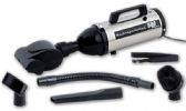 Metrovac 105-578543 Model VM6SB500T Metropolitan Evolution Handvac with Turbo Brush; All Steel construction; Satin Nickel / Black Finish; This high performance hand vac is easy to use and easy to carry; Ideal for quick clean ups around the home, office studio, workshops, car interiors, R.V's and boats; UPC 031275578543 (METROVACVM6SB500T METROVAC VM6SB500T 105-578543) 