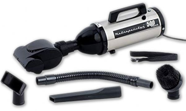 Metrovac 105-578543 Model VM6SB500T Metropolitan Evolution Handvac with Turbo Brush; All Steel construction; Satin Nickel / Black Finish; This high performance hand vac is easy to use and easy to carry; Ideal for quick clean ups around the home, office studio, workshops, car interiors, R.V's and boats; UPC 031275578543 (METROVACVM6SB500T METROVAC VM6SB500T 105-578543)