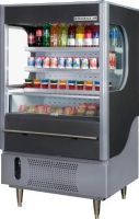 Beverage Air VM7-1-B-LED VueMax 35" Black Air Curtain Merchandiser, 15 Amps, 60 Hertz, 1 Phase, 115 Voltage, 7 cu. ft. Capacity, 1/3 HP Horsepower, 3 Number of Shelves, 1 Sections, Vertical Style, Open-Air Front Style, Self Service, Bottom Mounted Compressor Location, Refrigerated Display Case, Freestanding Installation, Helps boost impulse sales, Night curtain helps save energy, Foamed-in-place CFC-free insulation (VM7-1-B-LED VM7 1 B LED VM71BLED VM7-1-B VM7 1 B VM71B) 
