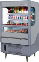Beverage Air VM7-1-G-LED VueMax 35" Gray Air Curtain Merchandiser, 15 Amps, 60 Hertz, 1 Phase, 115 Voltage, 7 cu. ft. Capacity, 1/3 HP Horsepower, 3 Number of Shelves, 1 Sections, Vertical Style, Open-Air Front Style, Self Service, Bottom Mounted Compressor Location, Refrigerated Display Case, Freestanding Installation, Helps boost impulse sales, Night curtain helps save energy, Foamed-in-place CFC-free insulation (VM7-1-G-LED VM7 1 G LED VM71GLED VM7-1-G VM7 1 G VM71G) 