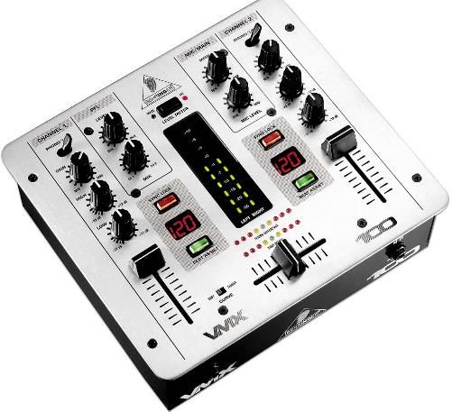 Behringer VMX100 Pro Mixer 2-Channel DJ Mixer with Beat Counter (VMX100, VMX-100)