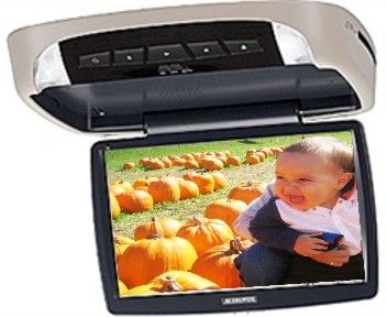 Audiovox VOD10 Overhead LCD Monitor with Built-in DVD Player and 2 Headphones, 10.2