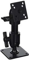 Voyager VOSHD6MNT Universal 6" Monitor Mount, Matte Black Finish, Has a 4-hole Mounting Pattern Which is Compatible with All Voyager Rear View LCD Monitors, Pedestal is Solid Cast/Machined Aluminum, Double Knuckle Adjustable Thumbscrew, UPC 681787019531 (VOS-HD6MNT VOSHD-6MNT VOSHD6-MNT VOSHD6 MNT) 