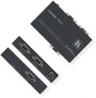 Kramer Electronics VP-200xln 1:2 Computer Graphics Video Line & Distribution Amplifier; HDTV Compatible; Level (Gain) and EQ (Peaking) Controls; ID Bit Control; AC/DC Coupling Selection - Individually for R, G, & B signals; INPUT: 1 UXGA on a 15-pin HD (F) connector; OUTPUTS: 2 UXGA on 15-pin HD (F) connectors; MAX. OUTPUT LEVEL: 2Vpp; BANDWIDTH (-3dB): 400MHz; DIFF. GAIN: 0.05%; DIFF. PHASE: 0.03Deg. (VP200xln VP-200xln VP-200xln) 