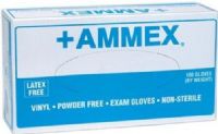 Ammex VPF60100 +AMMEX Extra Small Powder Free Medical Vinyl Gloves, Clear, Beaded Cuff, Smooth, Latex Free, Superb Tensile Strength, Cuff Thickness 3 +/- 1 mil, Palm Thickness 4 +/- 1 mil, Finger Thickness 6 +/- 1 mil, 235 +/- 5 mm Length, 100 gloves per box, Box Dimensions 240 x 125 x 63 mm, UPC 697383401007 (VPF-60100 VPF 60100 VP-F60100) 