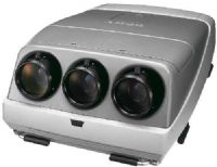 Sony VPH-G90U CRT Graphics Projector, NTSC/PAL/Secam  System, 3 picture tubes, 3 lenses, direct projection system Projection, 9-inch (Phosphor size 7.7-inch) high luminance optical coupled, electromagnetic focus tubes CRT, Double focus, f/1.15/167mm -Color purity improved C element of Red/Green Lens, Peak White 1300 lumens, All White 500 lumens Lumens (VPH G90U VPHG90U) 