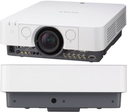 Sony VPL-FH30 WUXGA Installation Projector, 4300 ANSI Lumens, 2000:1 Contrast Ratio, Native WUXGA (1024 x 768) Resolution, Up to 4000h expected lamp life, Versatile inputs including HDMI and DVI-D, RJ45 for network control and monitoring, Approx. 1.6x manual zoom / Manual focus, Throw Ratio 1.39-2.23, 17 lbs 14oz, UPC 027242782778 (VPLFH30 VPL FH30 VPLF-H30 VPLFH-30)