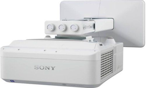 Sony VPL-SX535 XGA Ultra Short Throw Projector, 3000 ANSI Lumens, Image Device 2359296 (1024 x 768 x 3) pixels, Contrast Ratio 2500:1, Zoom X1.05 Focus Manual Digital Zoom X4 Lens Shift V: +/- 4.6%, H: +/- 3.4%, Throw Ratio 0.34 - 0.36:1, Screen Coverage 60 to 110, Speaker 1Wx1 (monaural), 15lb 7oz, UPC 027242270824 (VPLSX535 VPL SX535 VPLS-X535 VPLSX-535)