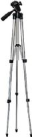 Vivitar VPT-1250 Photo/Video Tripod, Extends To 50" & Folds To 16.5", 3 Way Fluid Pan head With Bubble Level, Quick Release Mount, Elevated Center Column With Brace And lock, 3 Section Cannel leg Locks With Rubber Feet, 16.8mm Leg Diameter, Weight 1.63 lbs., UPC 681066492222 (VPT1250 VPT 1250 VP-T1250) 