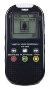 RCA VR5235 4GB digital voice recorder, Up to 1600 hours recording time in long-play mode, 4GB built-in memory, 1.8-in LCD display (1.69-in viewable), USB Connection: Transfer and save audio files to computer via USB connection (cable included), 10 record folders: Organize recordings by category (199 message capacity per folder), RCA Digital Voice Manager Software: Organize and store recordings on your PC or MAC, UPC 044476083778 (VR5235 VR5235) 