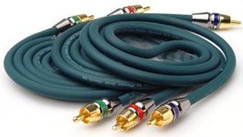 Phoenix Gold VRX.500 Component Video Cable, 6.6 ft Length, 3 x RCA - male Left Connectors, 3 x RCA - male Right Connectors, Component video Interface Supported, Foil Shielding Material, Molded, gold-plated connectors Additional Features (VRX 500 VRX-500 VRX500)