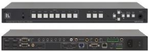 Kramer Electronics VS-62H 6x2 4K UHD HDMI Matrix Switcher; Max. Data Rate - 8.91Gbps data rate (2.97Gbps per graphics channel); HDCP Compliant; EDID Capture - Copies and stores the EDID from a display device; True Video Clock Detection; Non-Volatile EDID Storage; Lock Button - Prevents unwanted tampering with the front panel; Internal Pattern Generator; Kramer Protocol 3000 Support; PRODUCT DIMENSIONS: 21.46cm x 16.30cm x 4.36cm (8.45" x 6.42" x 1.72" ) W, D, H (VS62H VS-62H VS-62H) 