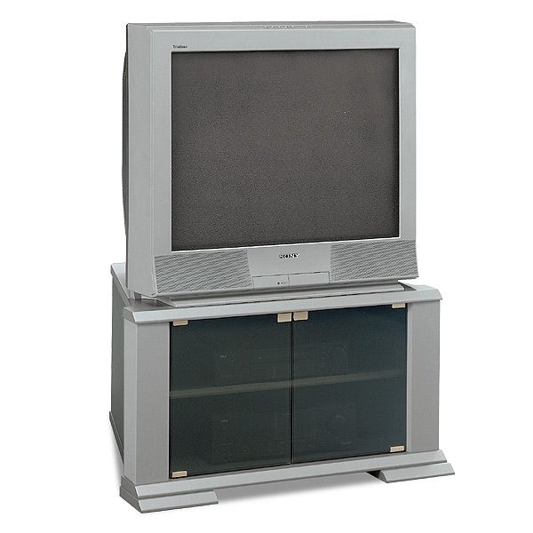 Bush VS47735 32" TV/VCR Stand, Universal Collection, Silver/Dark Silver Finish (VS 47735, VS-47735, 47735)