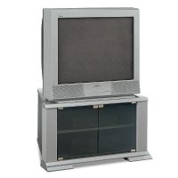 Bush VS47735 32" TV/VCR Stand, Universal Collection, Silver/Dark Silver Finish (VS 47735, VS-47735, 47735) 