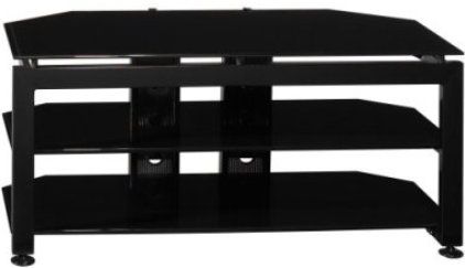 Bush VS74950-03 TV Stand in High Gloss Black Universal Collection, Fits most 60