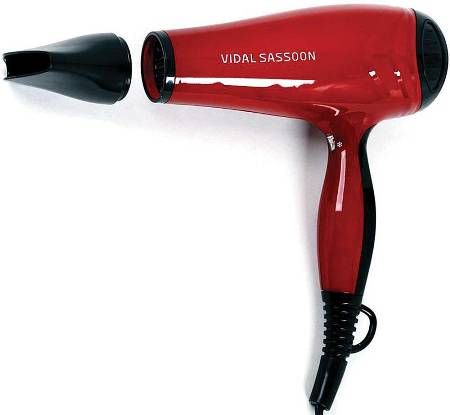 Vidal Sassoon VSDR5561 Pro Series Digital Tourmaline Ceramic Dryer; 1875 watts power; Touch slider controls, adjusts the temperature and speed; Tourmaline and ceramic technology; Setting lock feature; Cold shot button to set the style; Concentrator attachment included; UPC 078729255612 (VS-DR5561 VSD-R5561 VSDR-5561 VSDR 5561)