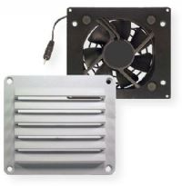 Cool Components VS-HFL HiFlo Lite Vent; White; Quick and Easy Installation; Quiet and Efficient Operation; Aggressively Circulates Air in a Cabinet or Enclosure; Uses Variable Voltage Power Supply to Adjust Fan Speed based on the Application; Compatible with the Temperature Controllers (TC- BSC, TC-ALT and TC-AC); UPC 721762431979 (VSHFL VS-HFL VSHFLWHT VS-HFL-WHT VS-HFLHIFLO VS-HFL-HIFLO) 