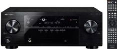 Pioneer VSX-1122-K 3D Ready Audio/Video Receiver, 7.2 Channels, 90 W/ch (20 Hz – 20 kHz, THD 0.08 % @ 8 ohms FTC), 165 W/ch (6 ohms 1 kHz 1 % 1ch Driven), Dolby TrueHD/Dolby Pro Logic IIz/Dolby Digital Plus, DTS-HD Master Audio/DTS-ES/DTS Neo:6, Digital Core Engine with Texas Instruments Aureus DSP, UPC 884938163477 (VSX1122K VSX1122-K VSX-1122K VSX-1122) 
