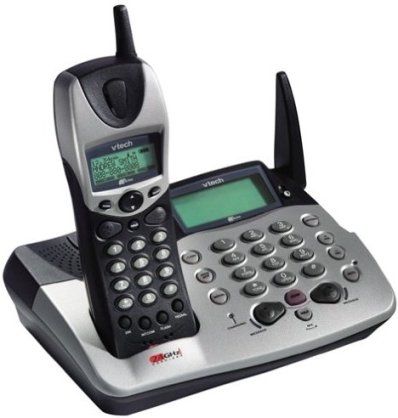 Vtech VT20-2438 Cordless Telephone 2-line 2.4GHz with Dual CID/Keypad, 2-Line Operation, 30 Channel Operation, Dual Alphanumeric Call Waiting Caller ID,  Dual Keypad with Base Speakerphone  (VT202438  VT20 2438) 